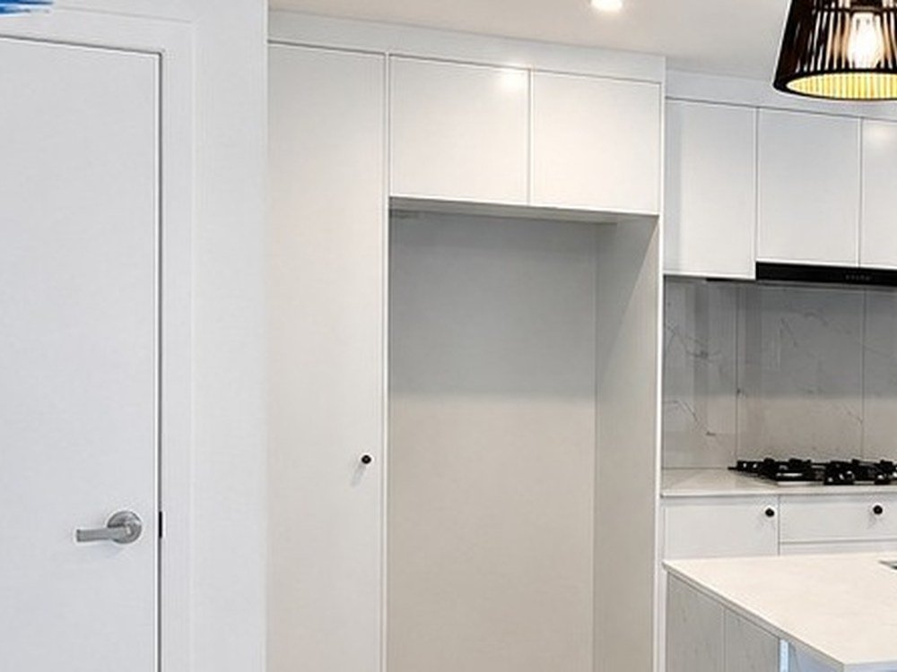 Kitchen interior after painting in Wellington home