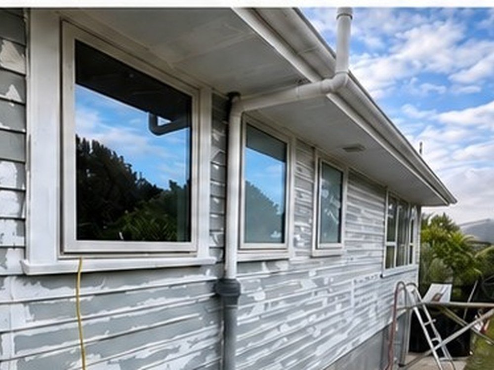 Weatherboard house exterior before repainting in Wellington